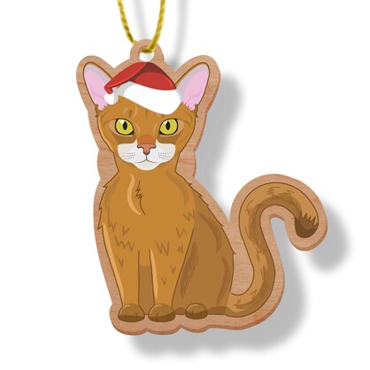 Australian Made Wooden Christmas Ornaments - Cats & Dogs