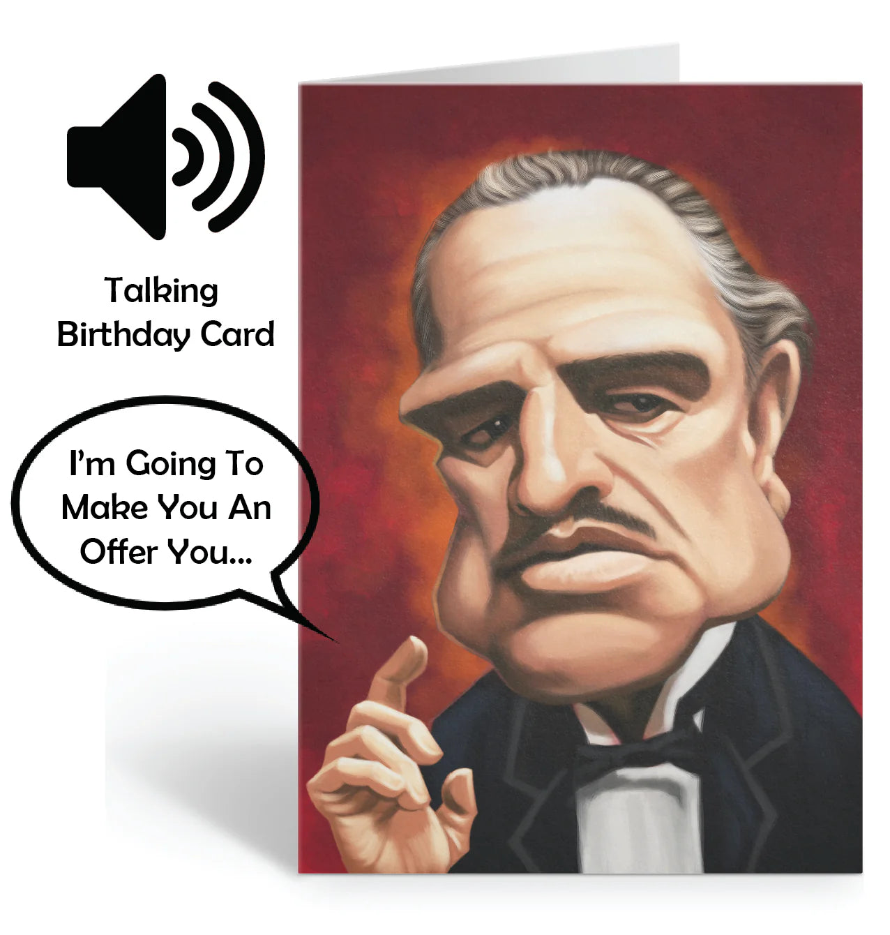 The Godfather - Greeting Cards - Blank. Loudmouth Range
