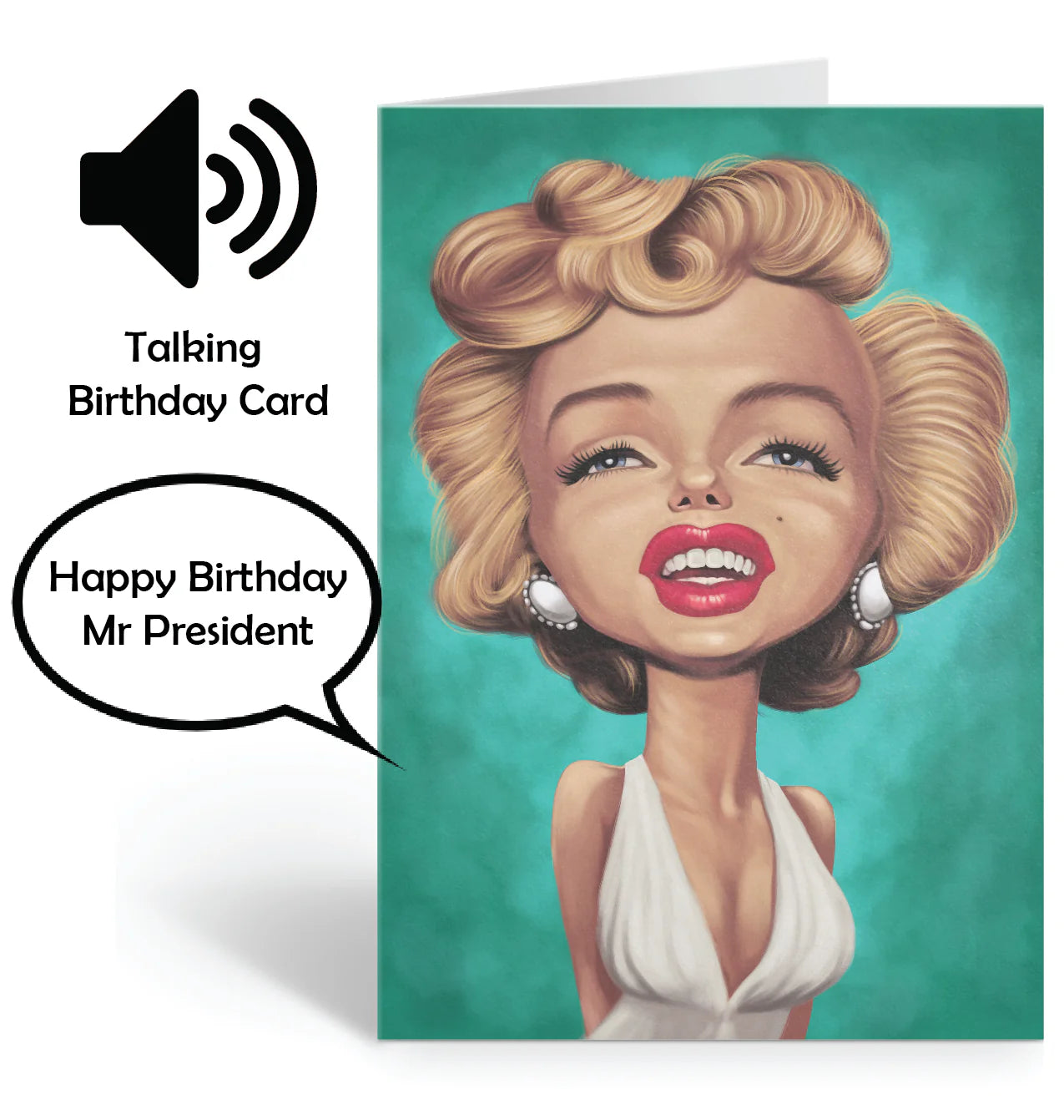 Marylin Monroe - Greeting Cards - Blank. Loudmouth Range