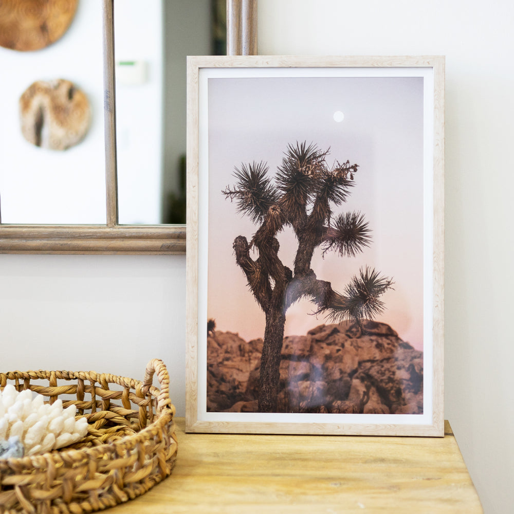 Desert Dunes Framed Glass Print 43 x 63cm