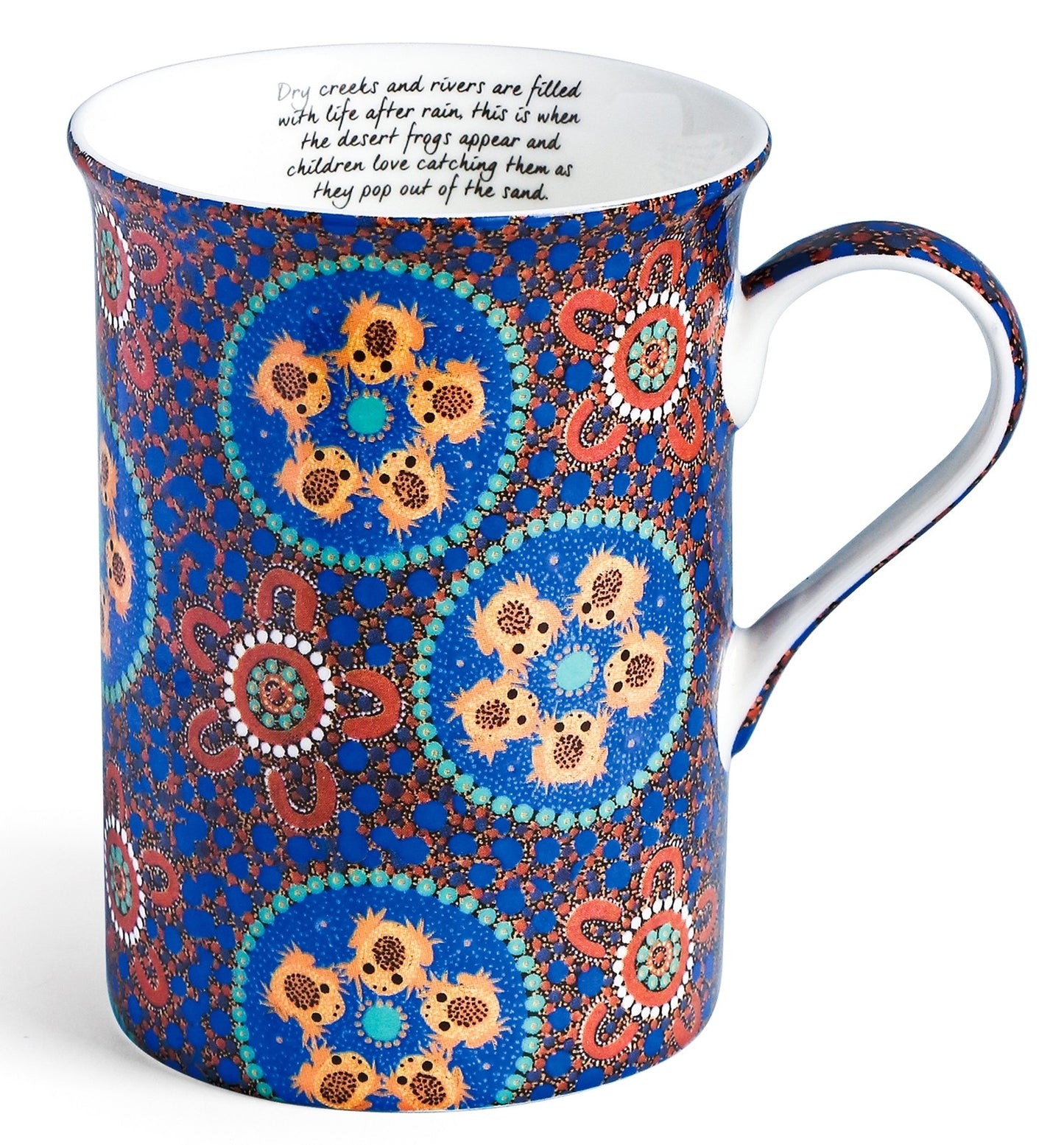Koh Fine Bone China Mug – Desert Frogs 290ml