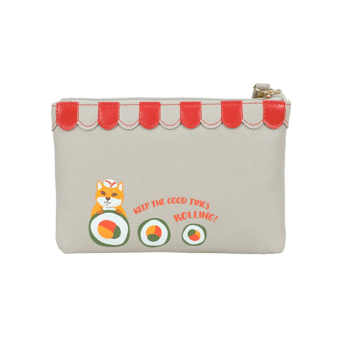Vendula | Sushi Grey Edition Zipper Key Coin Purse | Vendula London