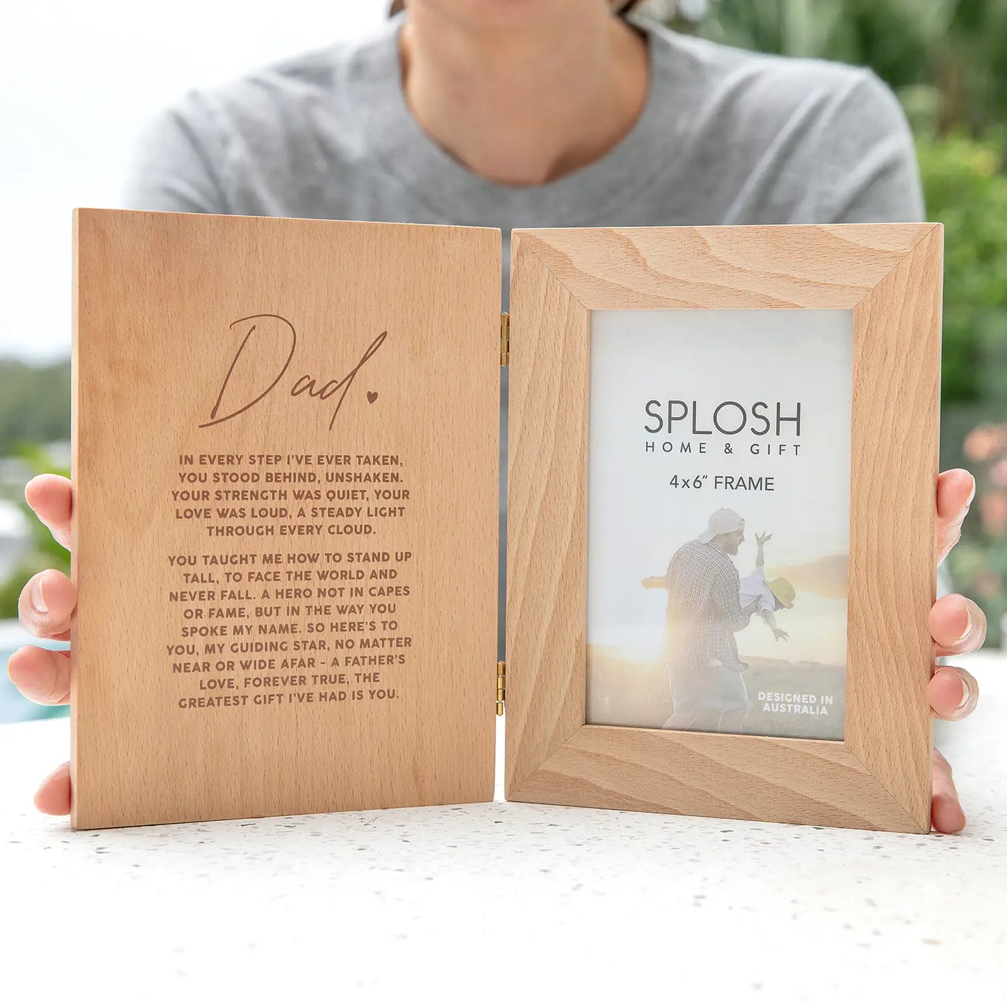 Father's Day Dad Verse With Frame | Splosh