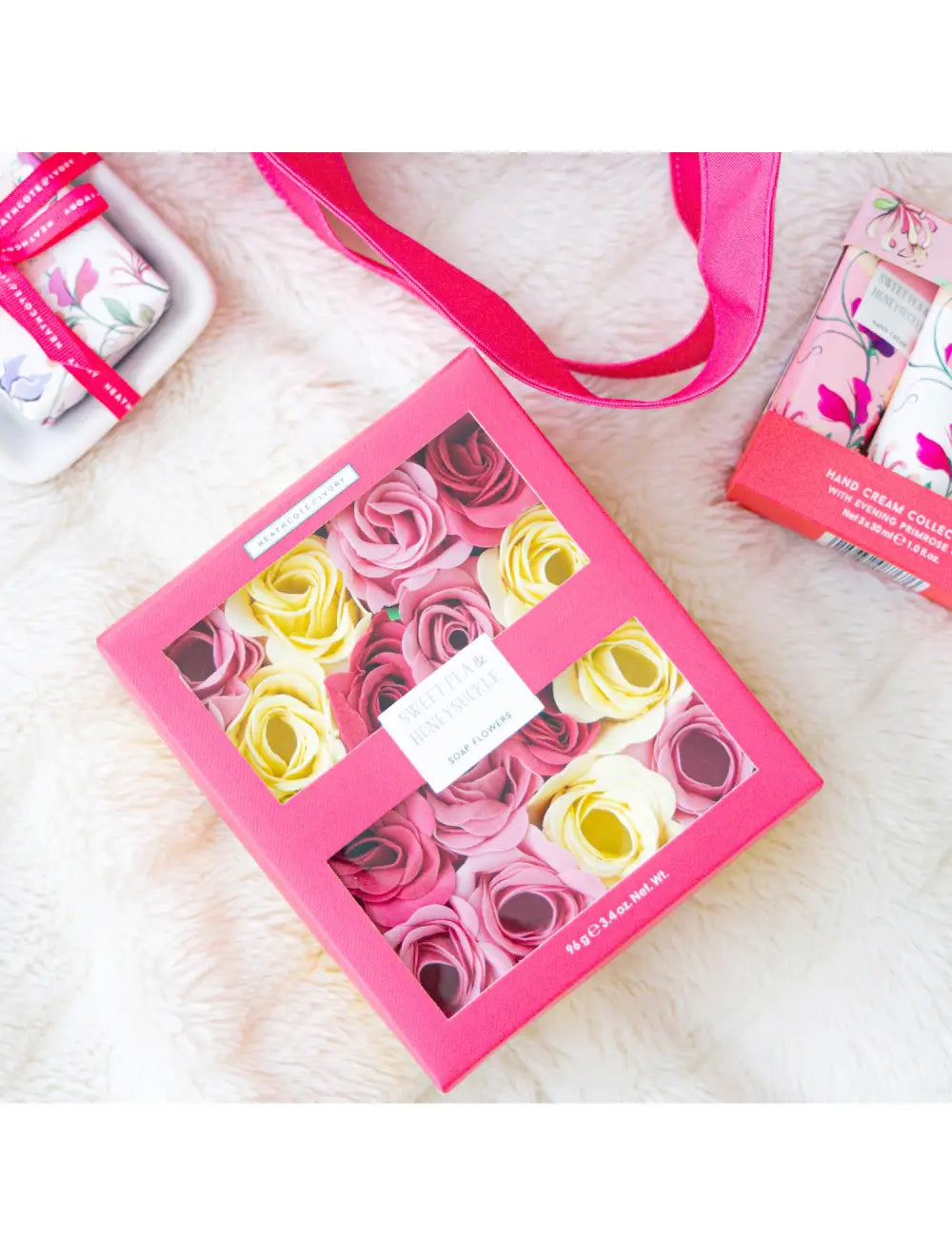 Sweet Pea & Honeysuckle Scented Soap Flowers | Heathcote's Emporium