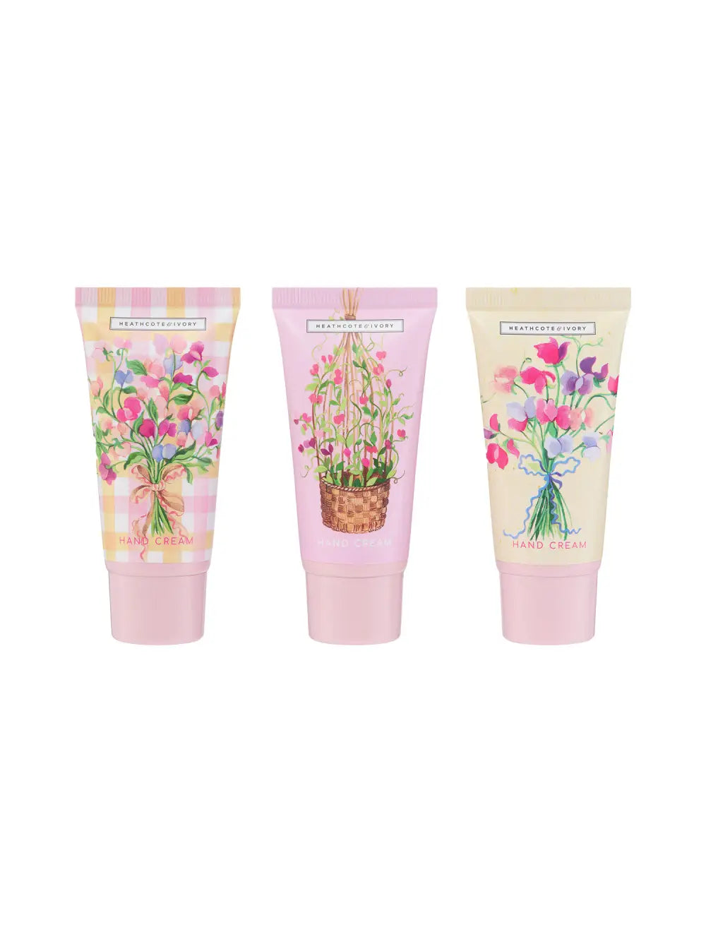 Sweet Pea Hand Cream Trio | Heathcote & Ivory