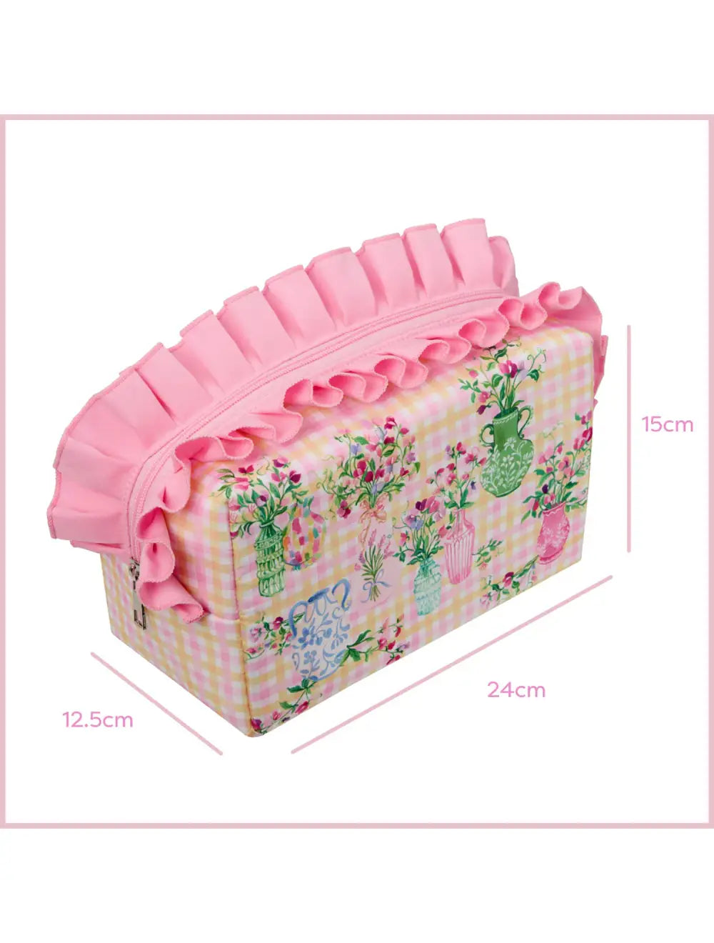 Ruffle Wash Bag | Heathcote & Ivory