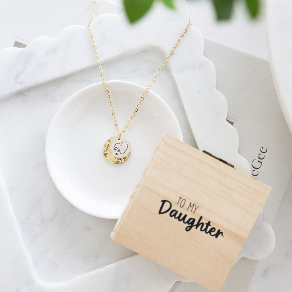 To My Daughter Necklace | Heart & Soul