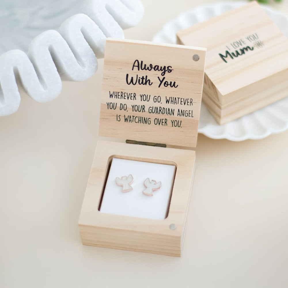 Guardian Angel Earrings | Heart & Soul