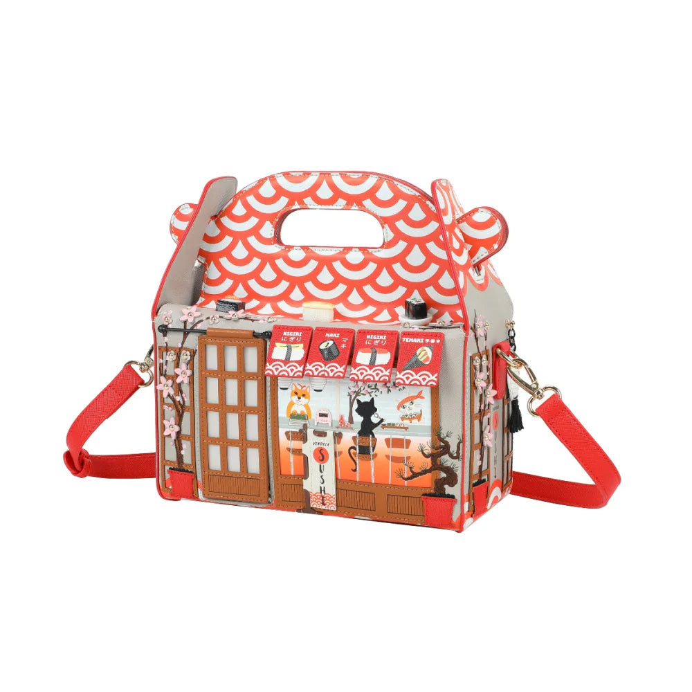 Vendula | Sushi Grey Edition Takeaway Box Bag | Vendula London