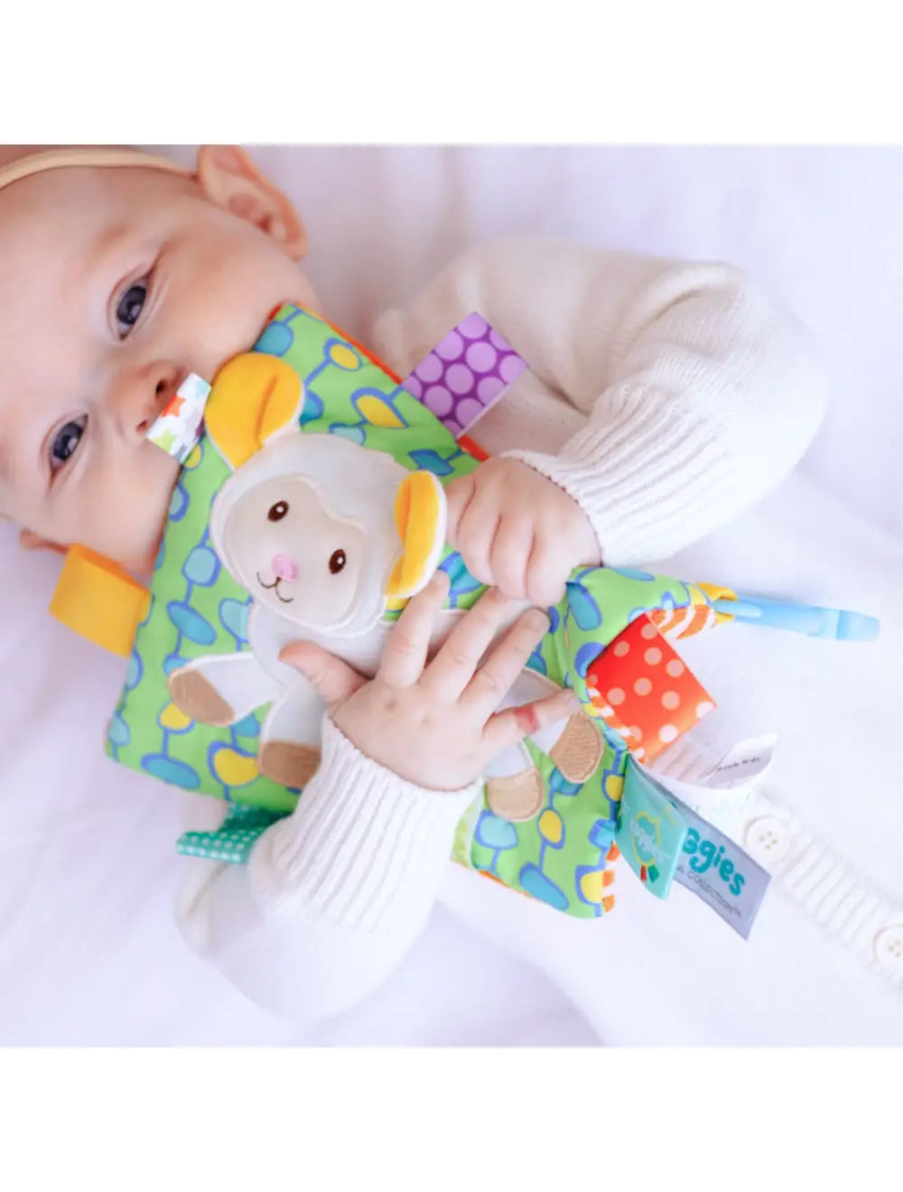 Taggies Sherbert Lamb Crinkle Me | Mary Meyer