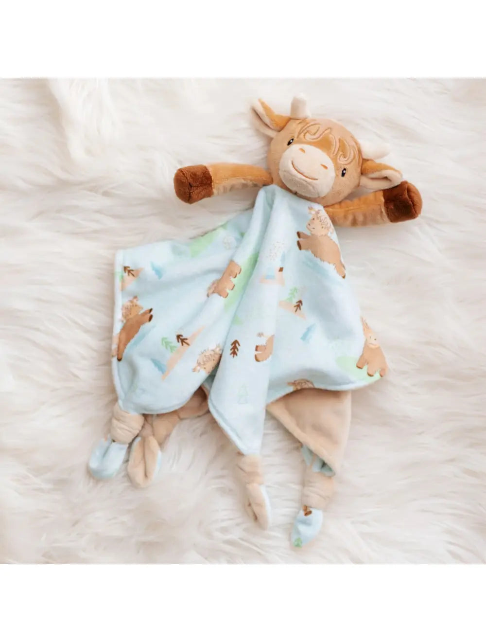 Taggies Hetty Highland Cow Character Blanket | Mary Meyer
