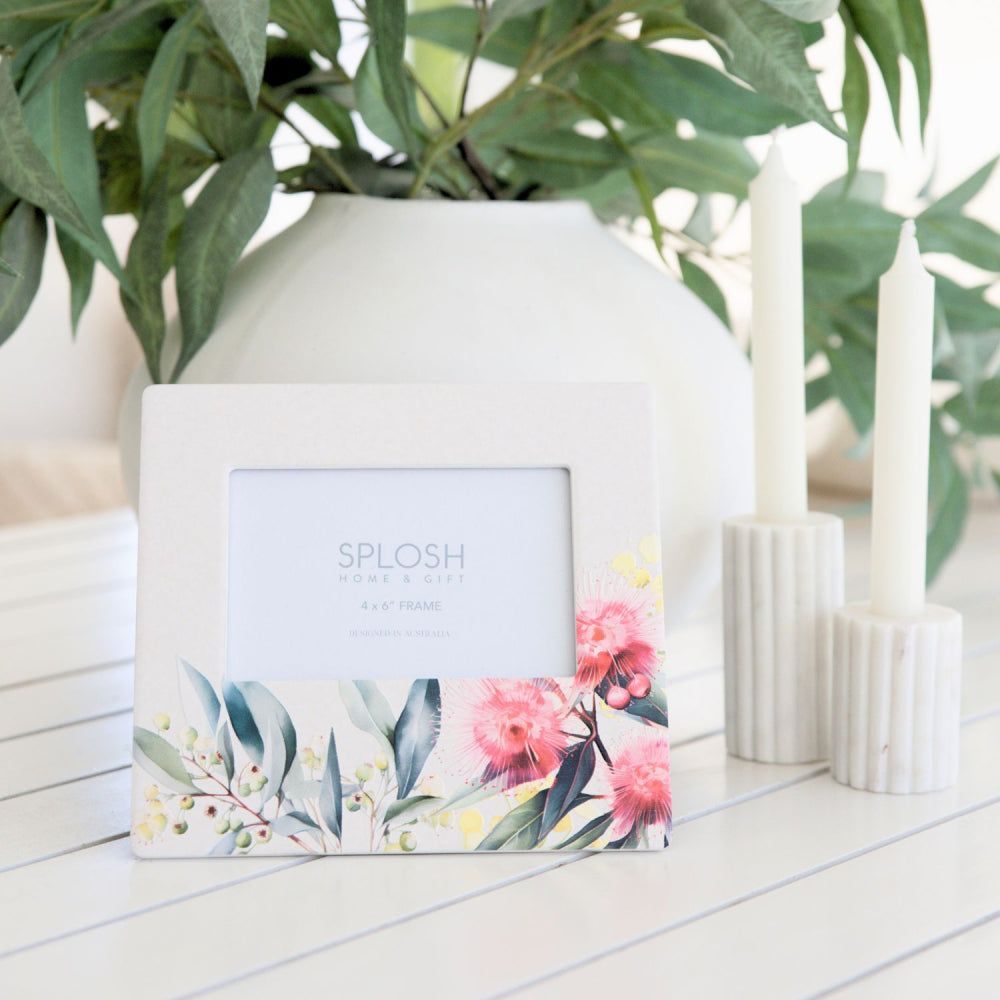 Native Blooms 4 x 6 Ceramic Photo Frame | Splosh