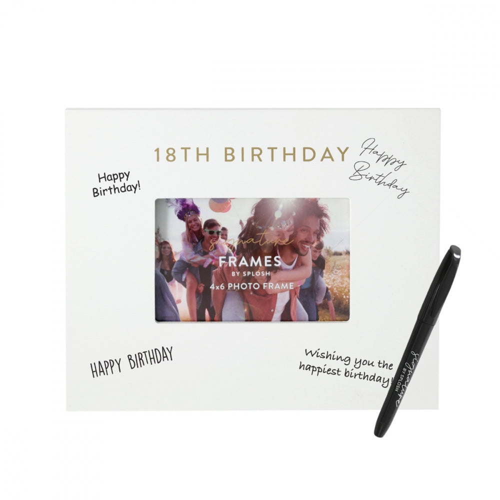 18 Birthday - Signature Frame