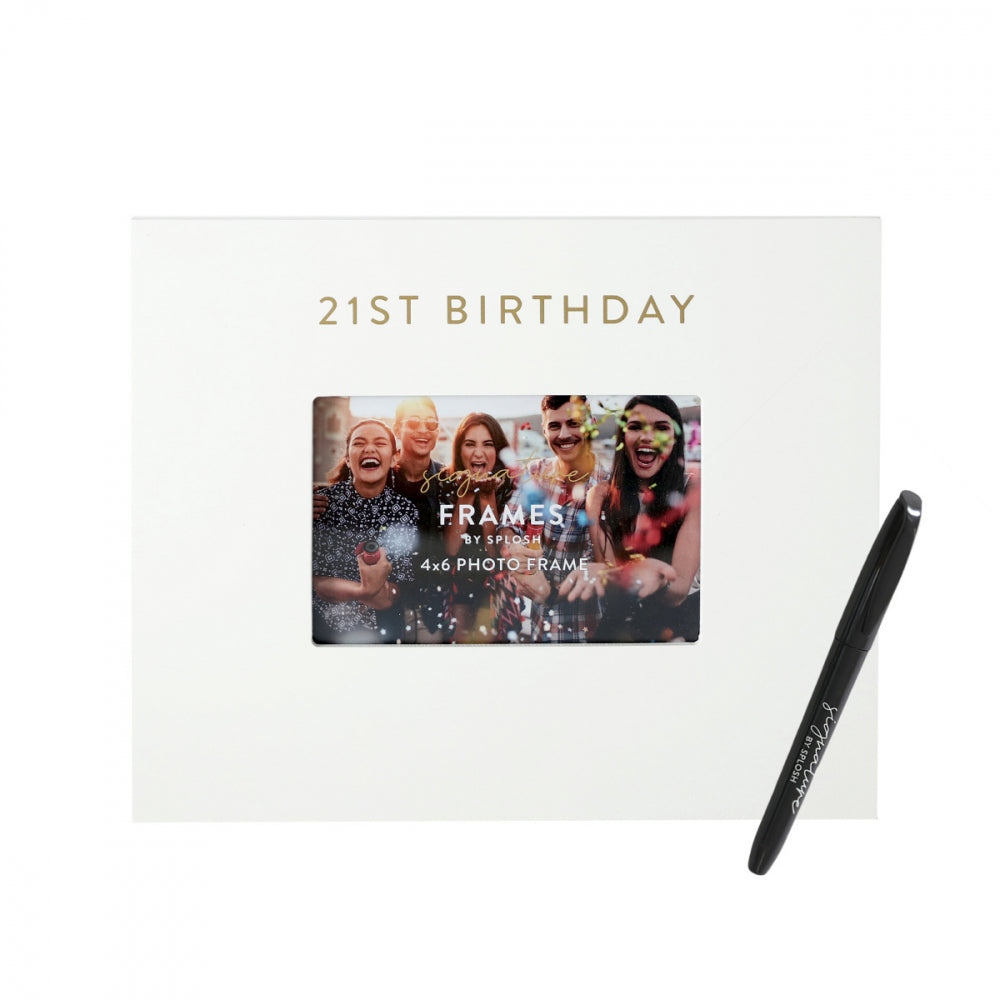 21 Birthday - Signature Frame