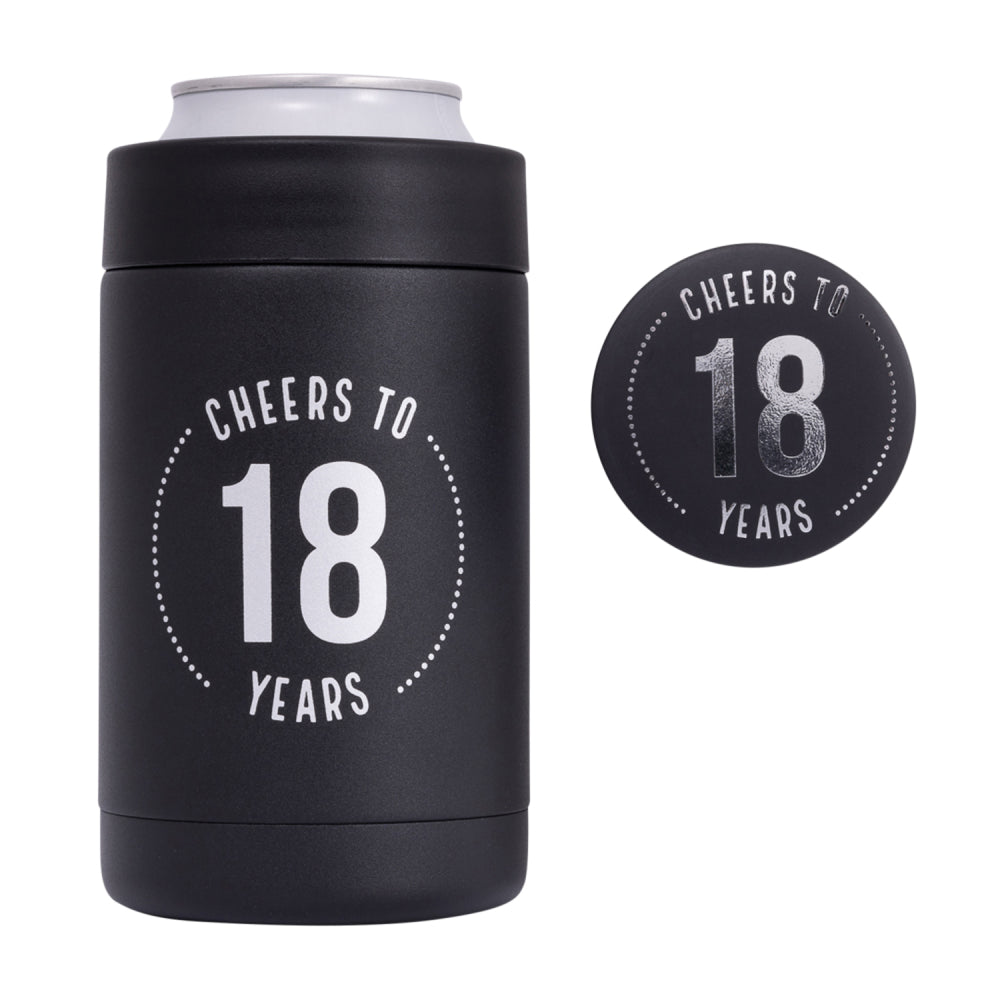 Celebration 18th Birthday Insulated Drink Cooler & Badge Set | Splosh