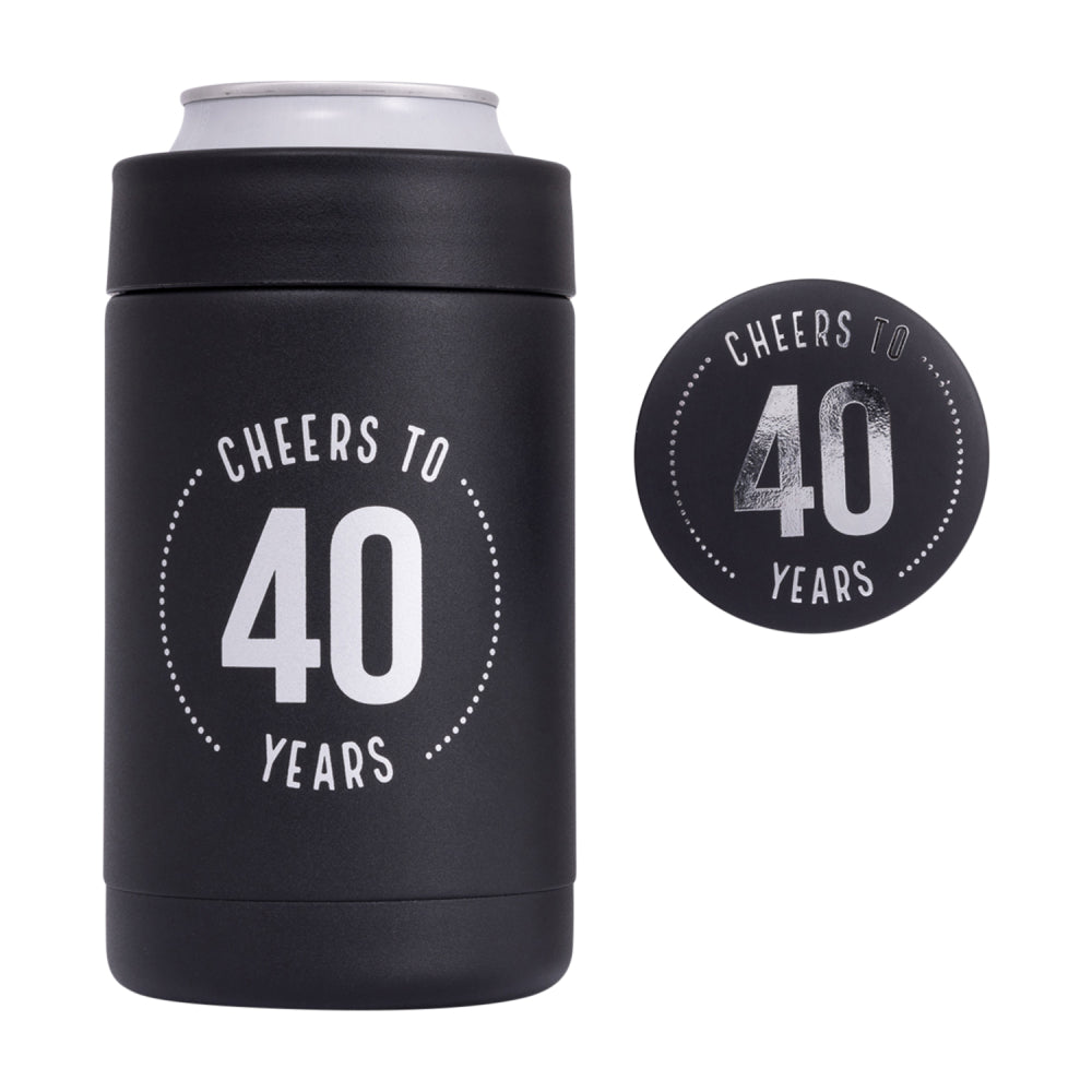 Celebration 40th Birthday Insulated Drink Cooler & Badge Set | Splosh