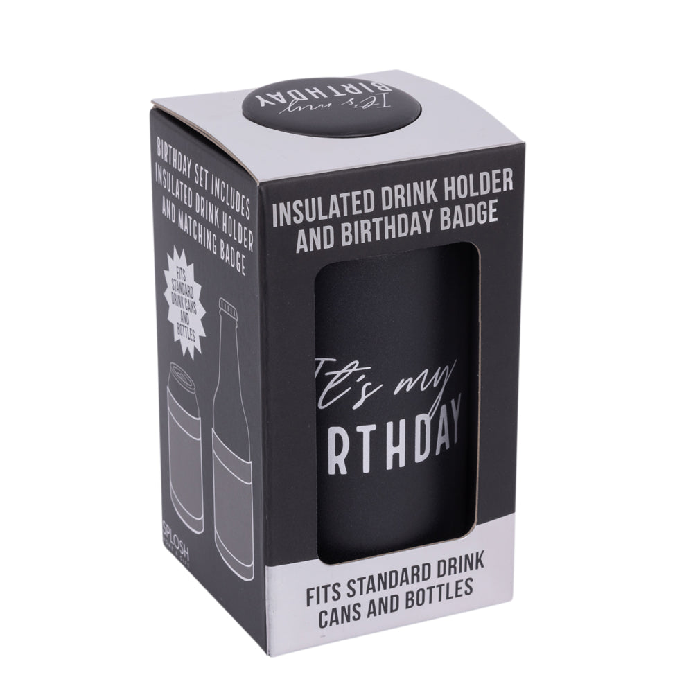 Celebration Birthday Insulated Drink Cooler & Badge Set | Splosh