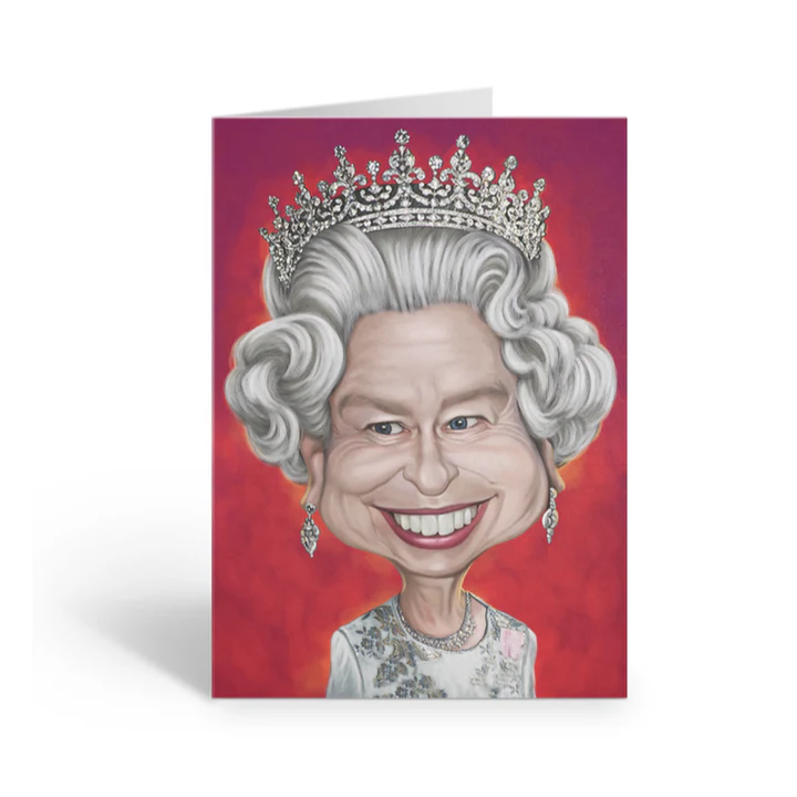 The Queen - Greeting Cards - Blank. Loudmouth Range