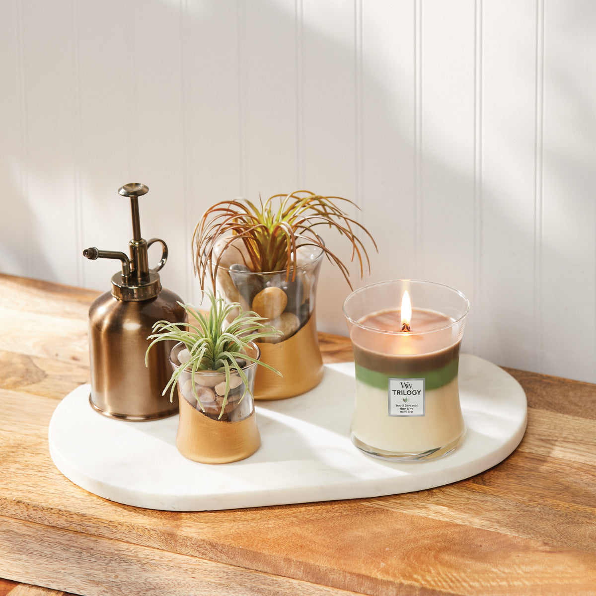 WoodWick Candle | Verdant Earth Trilogy | Medium
