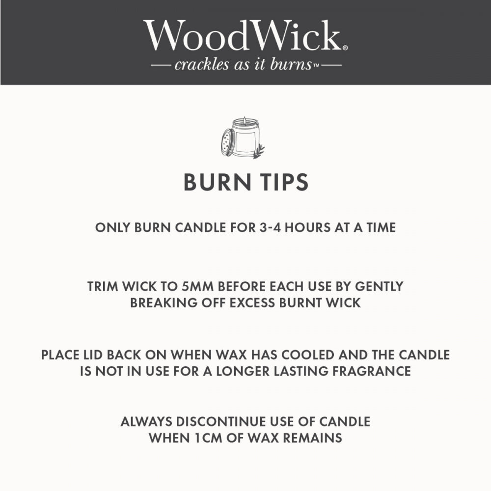 WoodWick Candle | Vanilla Bean | Large