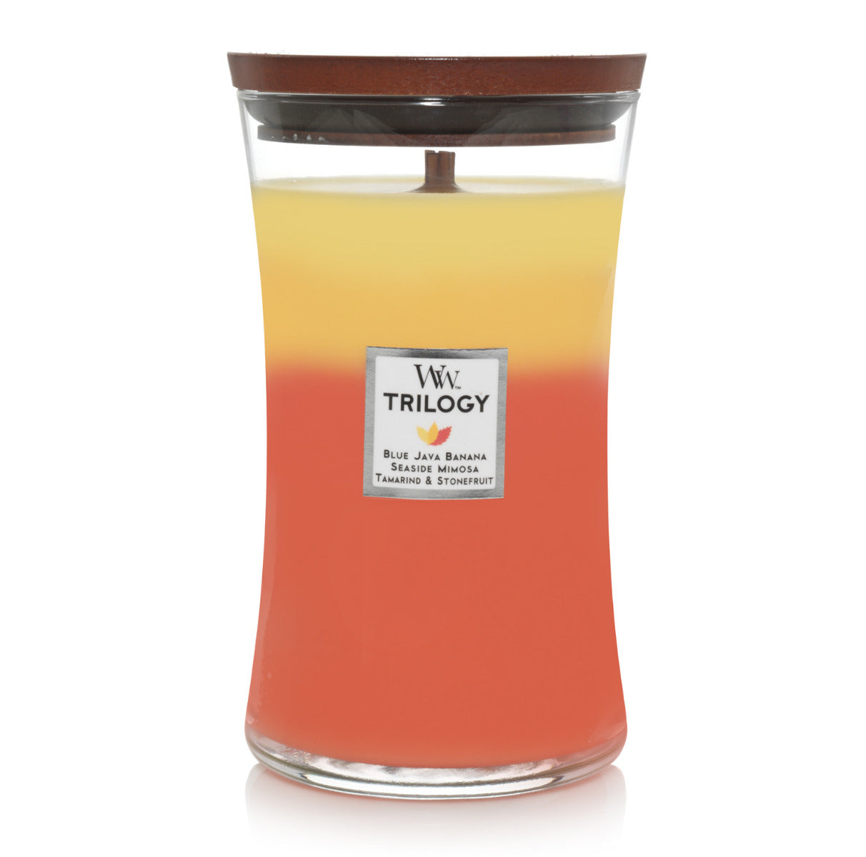 WoodWick Candle | Tropical Sunrise Trilogy | Large