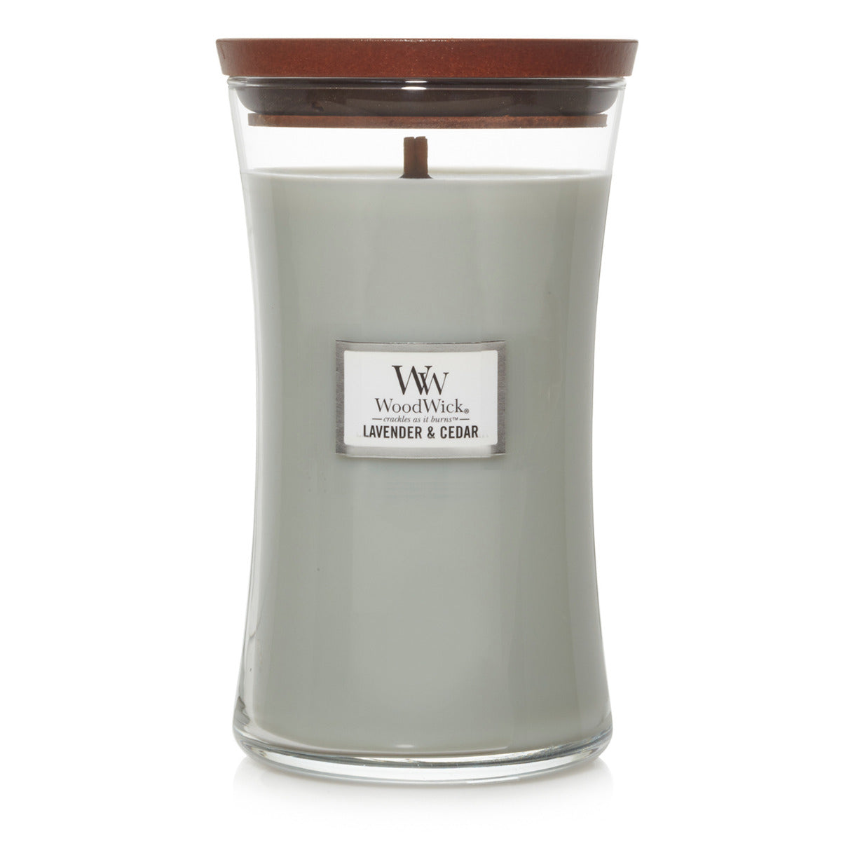 WoodWick Candle | Lavender & Cedar | Large