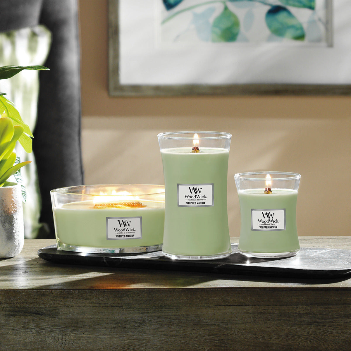 WoodWick Candle | Whipped Matcha | Medium