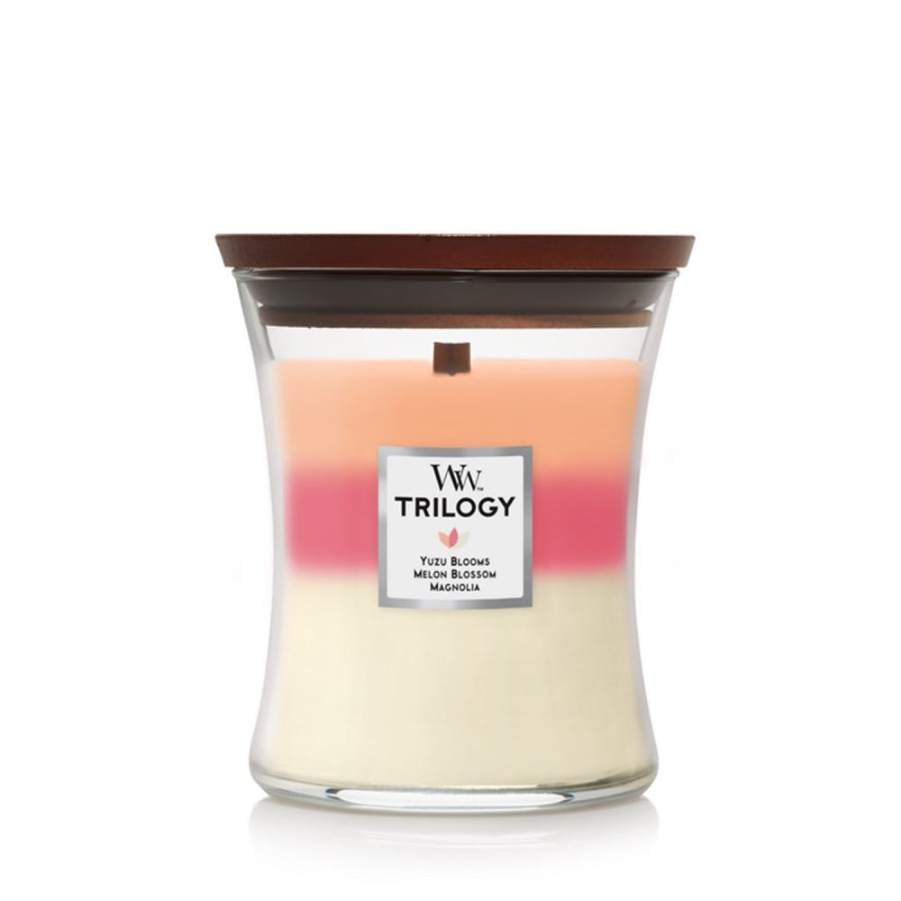 WoodWick Candle | Blooming Orchard Trilogy | Medium