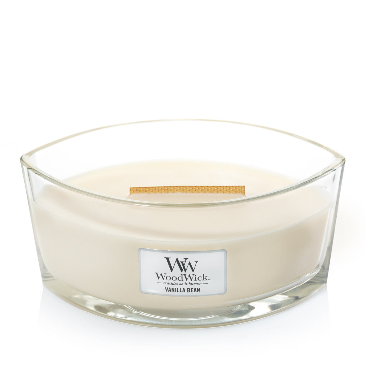 Woodwick Candle | Vanilla Bean | Ellipse