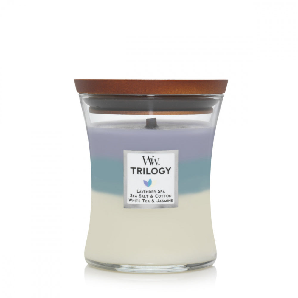 WoodWick Candle | Calming Retreat Trilogy | Medium
