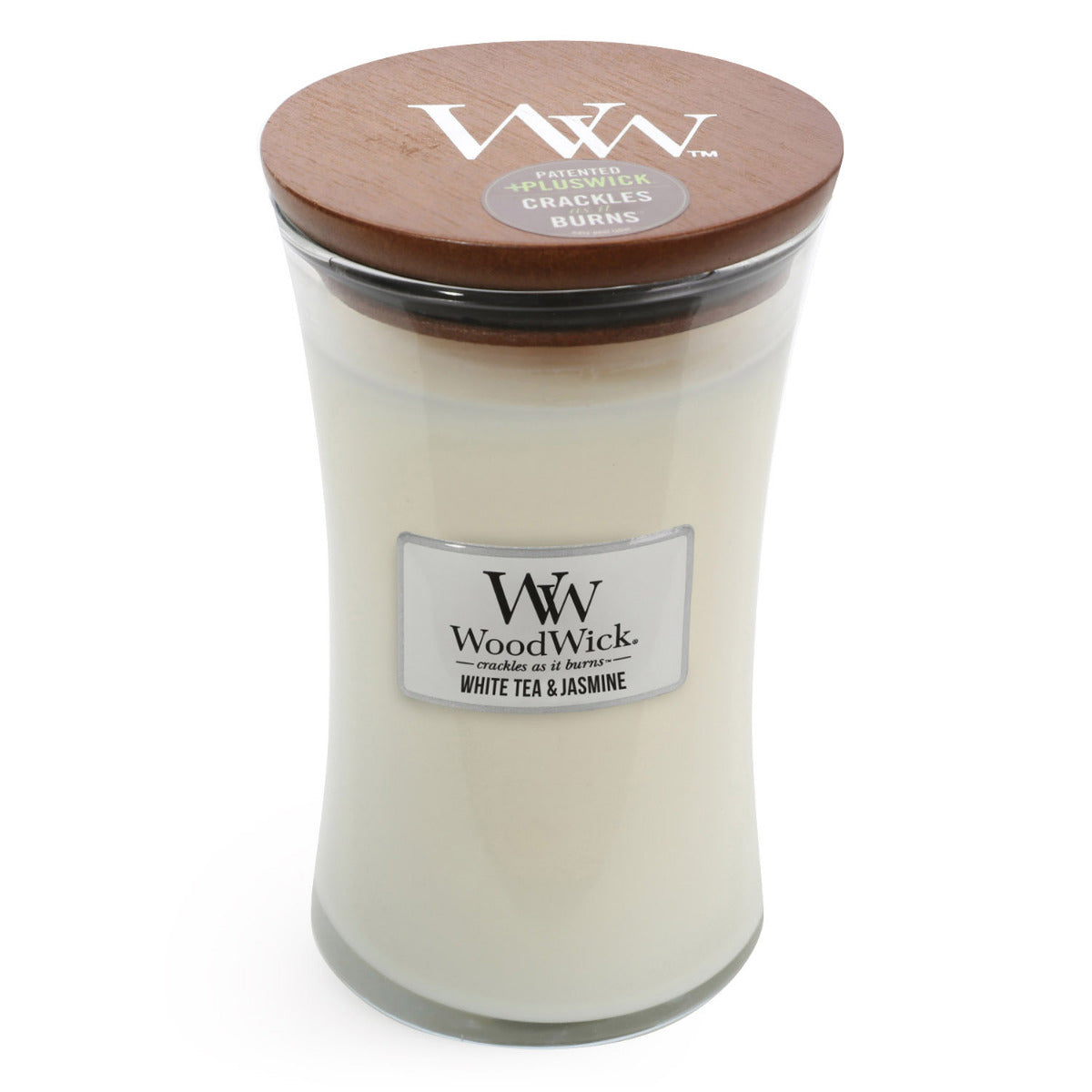 WoodWick Candle | White Tea & Jasmine | Large