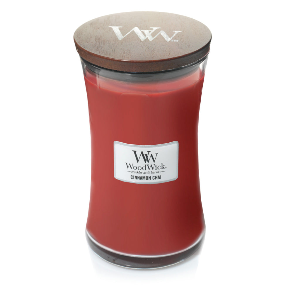 WoodWick Candle |Cinnamon Chai | Large