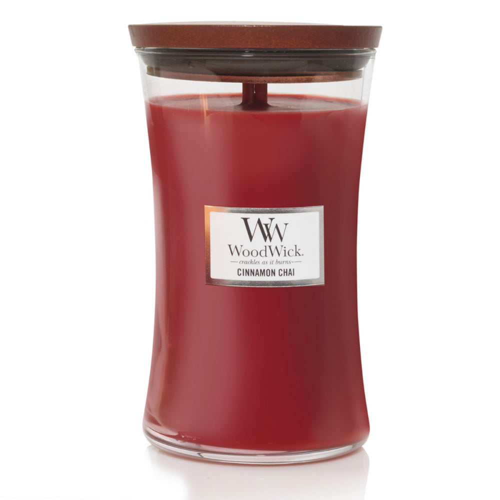WoodWick Candle |Cinnamon Chai | Large