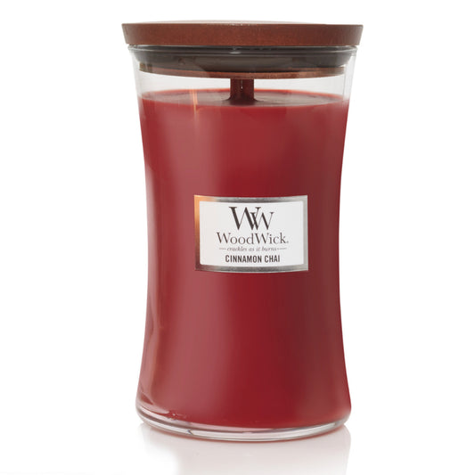 WoodWick Candle |Cinnamon Chai | Large