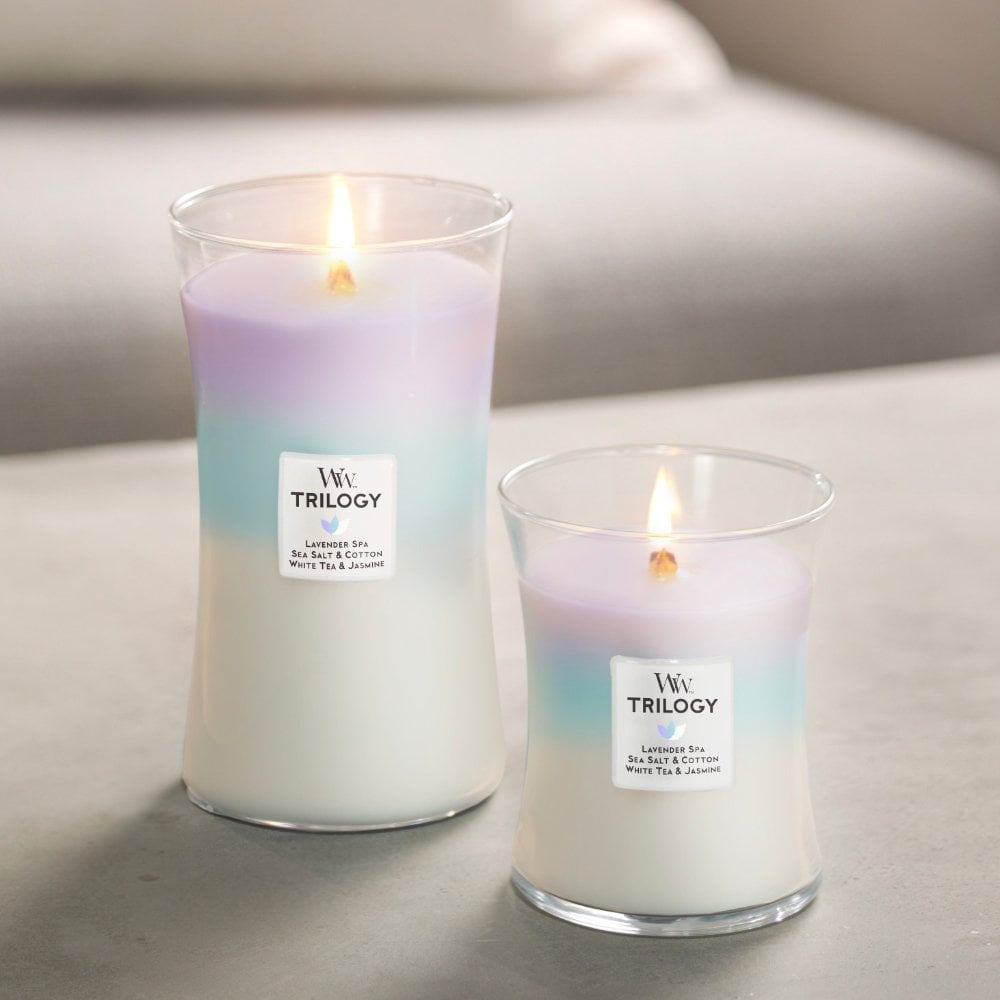 WoodWick Candle | Calming Retreat Trilogy | Large