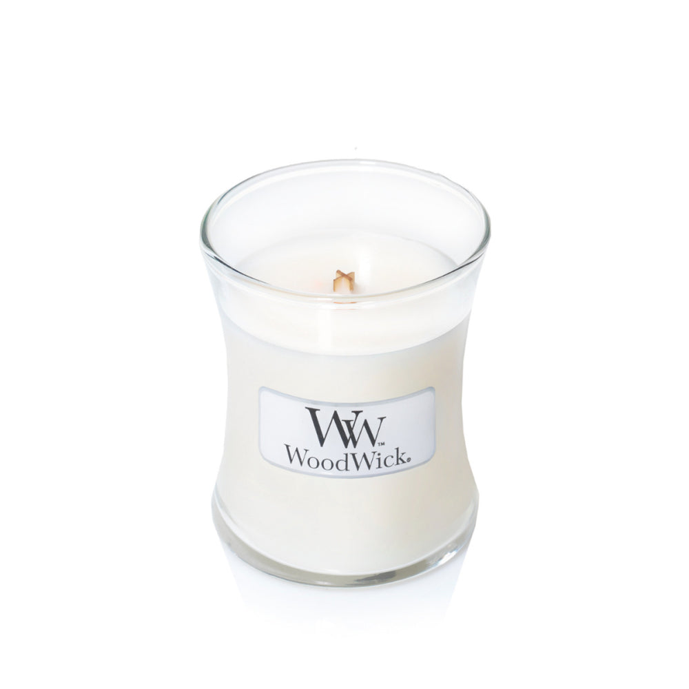 WoodWick Candle | White Tea & Jasmine | Mini