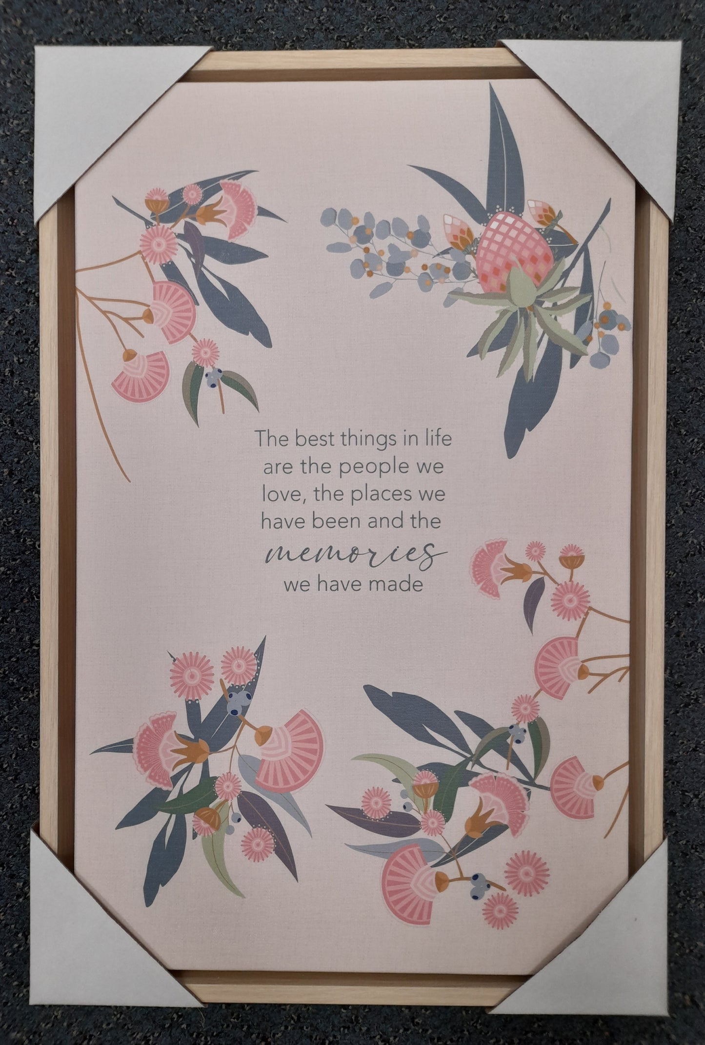 Splosh Botanica Memories Framed Canvas 34x52cm