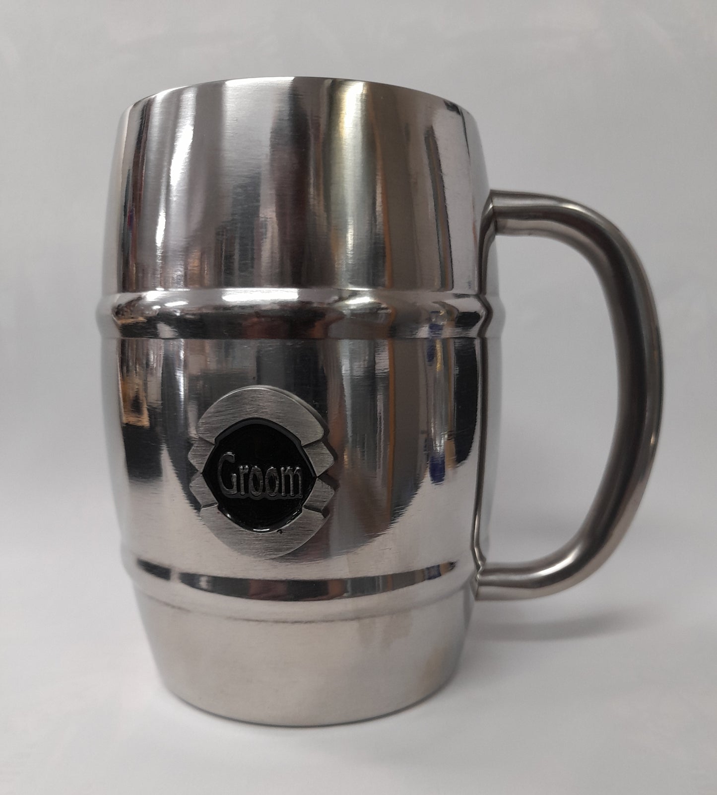 GROOM BARREL BEER MUG
