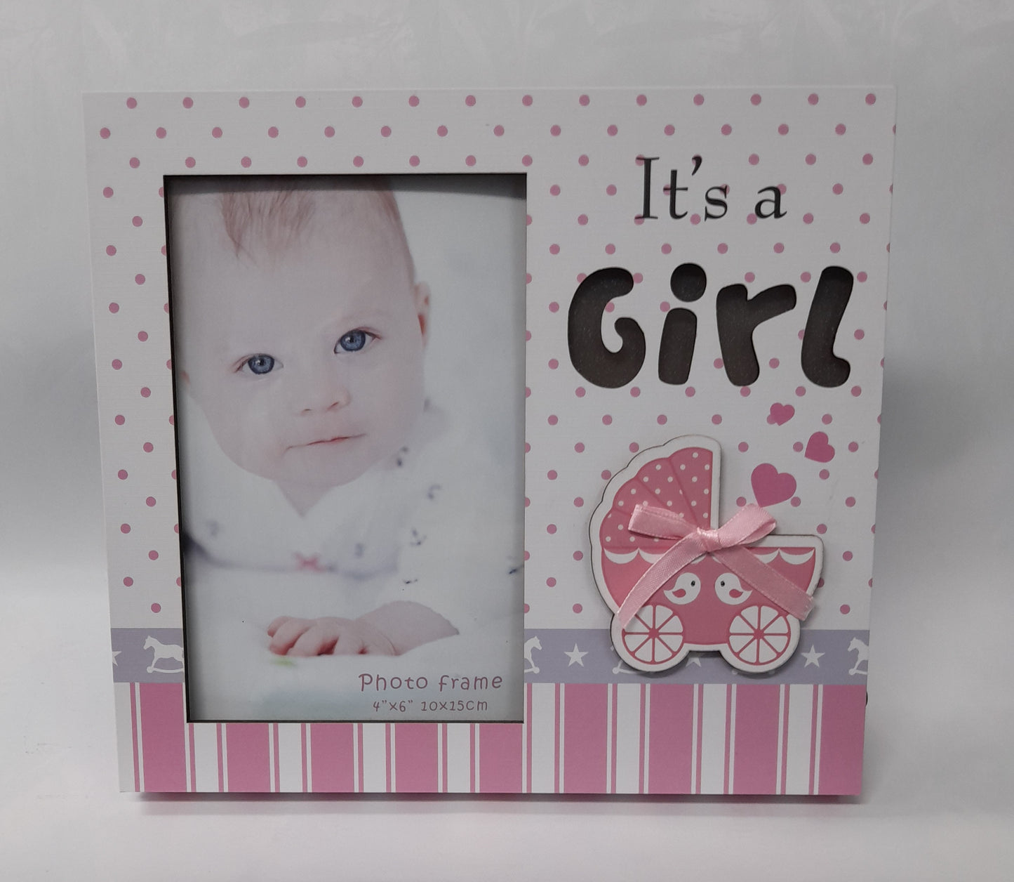 It's A Girl - lights up photo frame