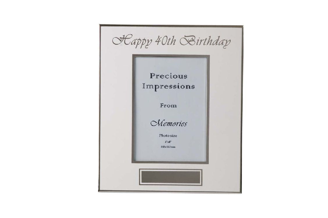 40TH BIRTHDAY FRAME