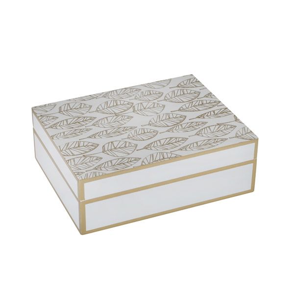 KIRABO GOLD LEAF BOX LARGE 23 x 18 x 8CM**