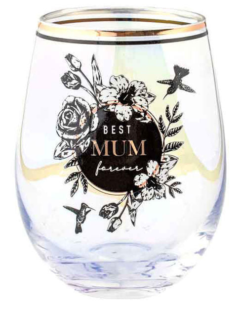 HUMMINGBIRD MUM STEMLESS GLASS