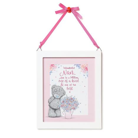 Wonderful Nan Me to You Bear Plaque