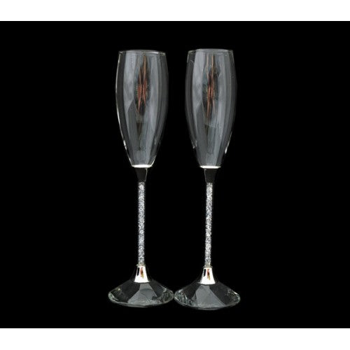 Premium Champagne Flutes π₯ - Crystal