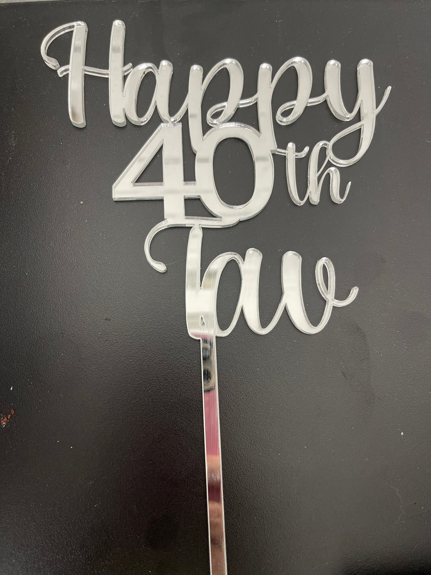 Birthday Cake topper - personalised