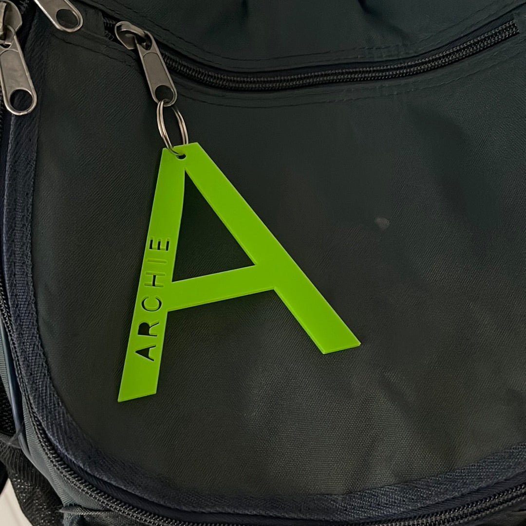 Children’s Initial Bag tags