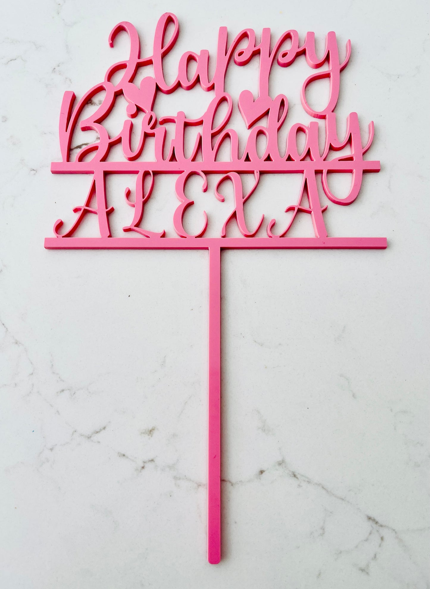 Birthday Cake topper - personalised
