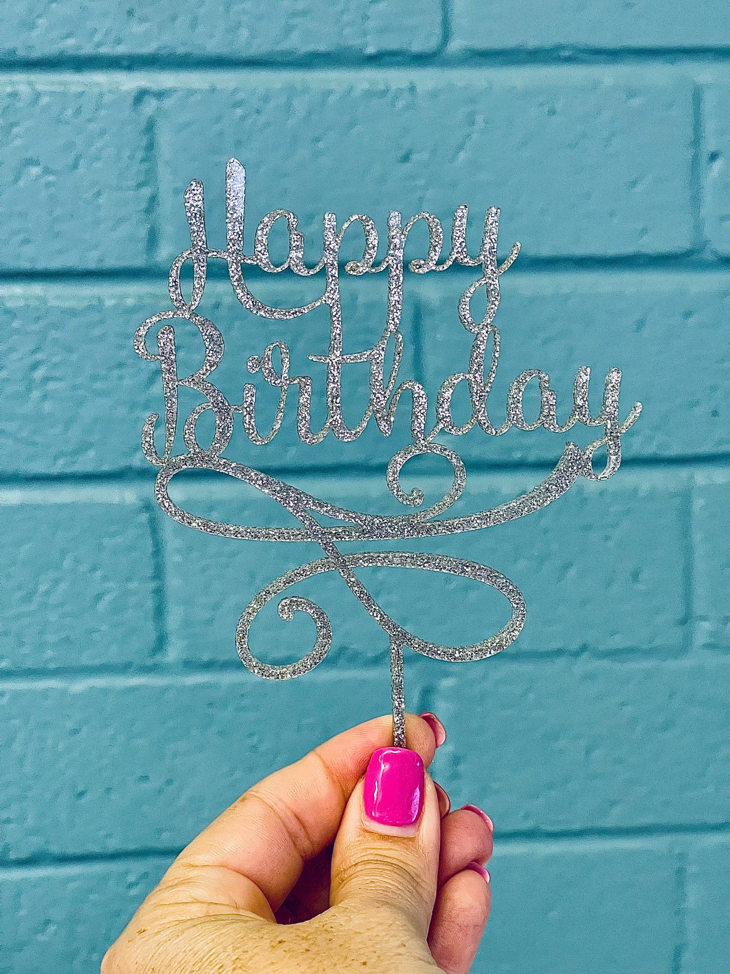 Birthday Cake topper - personalised