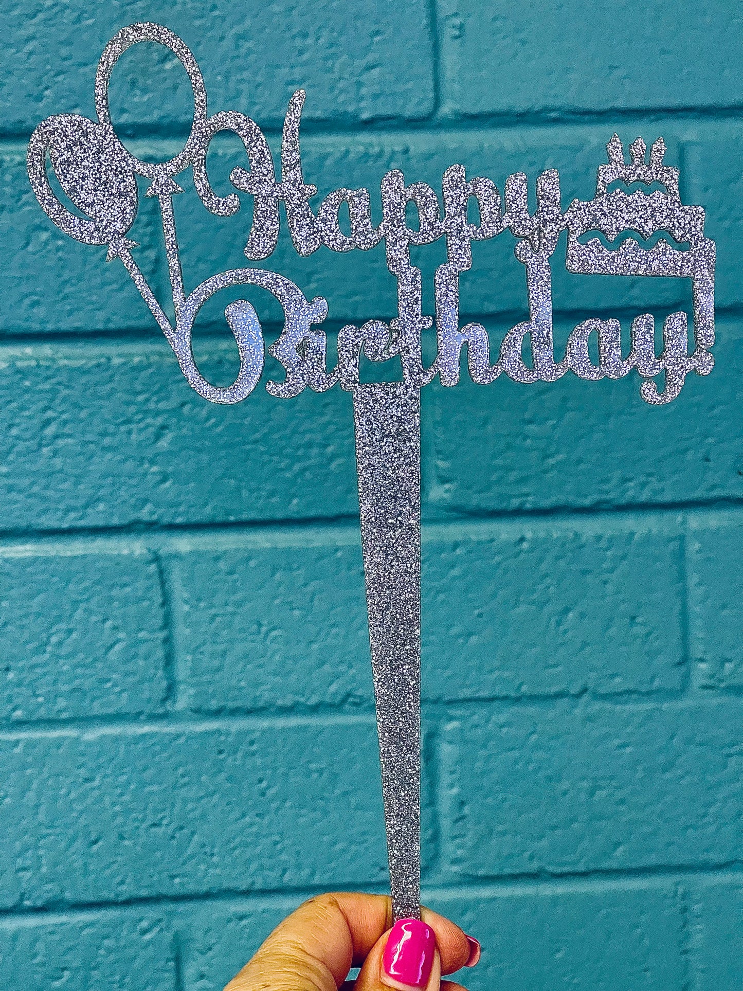 Birthday Cake topper - personalised