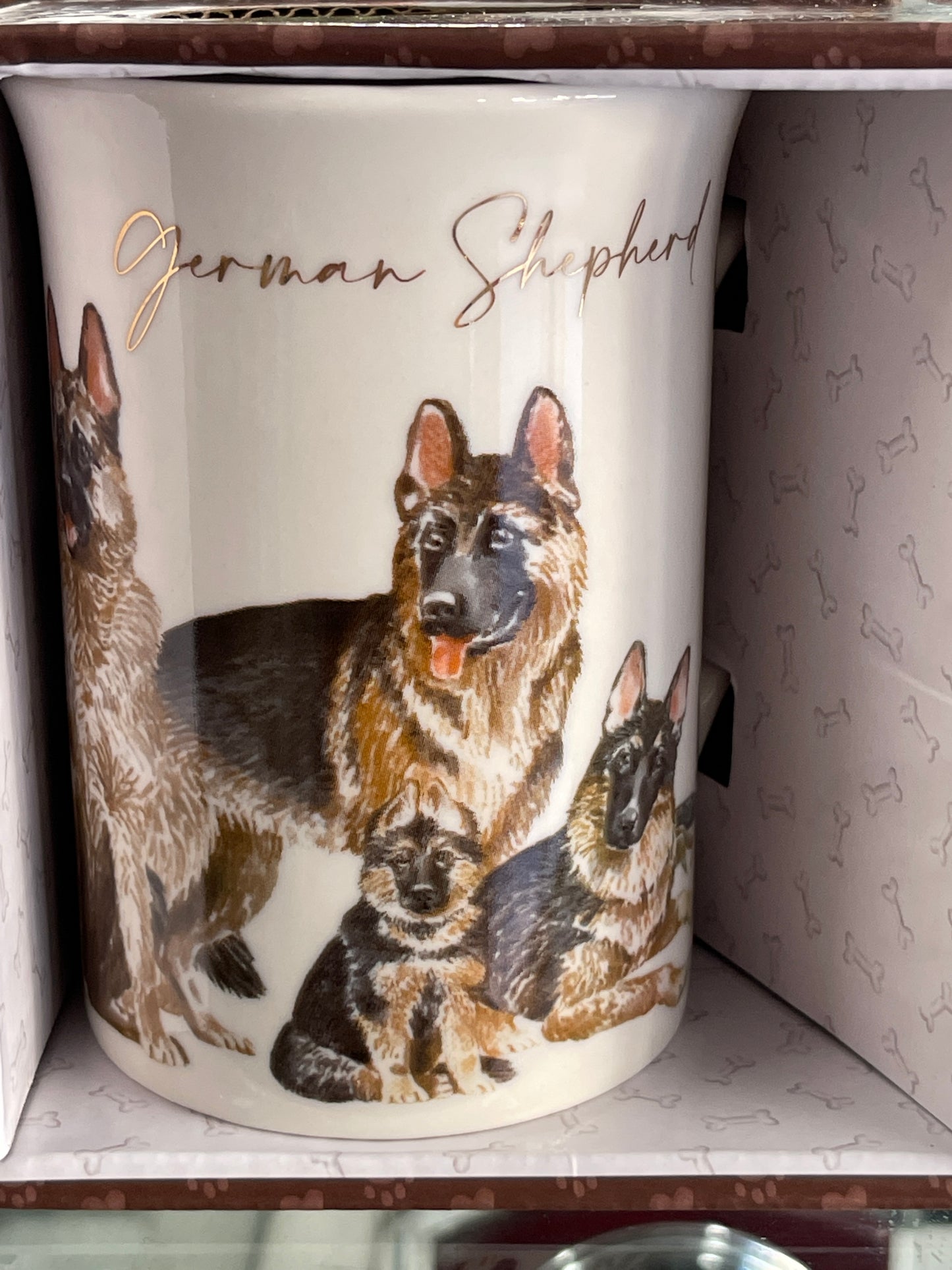 Mug Muddy Paws German Shepherd 360ml